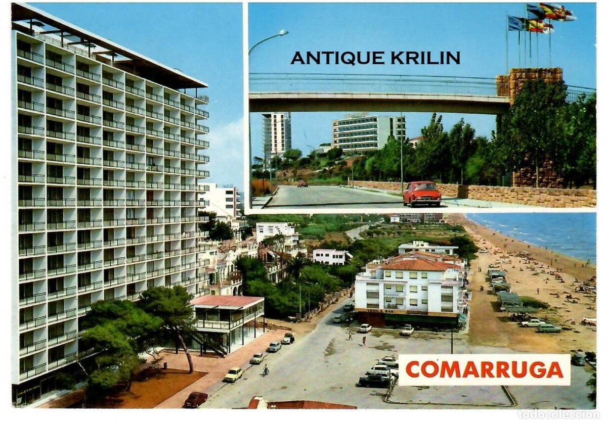 Postales: COMARRUGA - VENDRELL N&ordm; 5 PLAYA / RAYMOND / SIN FRANQUEAR PERO ESCRITA