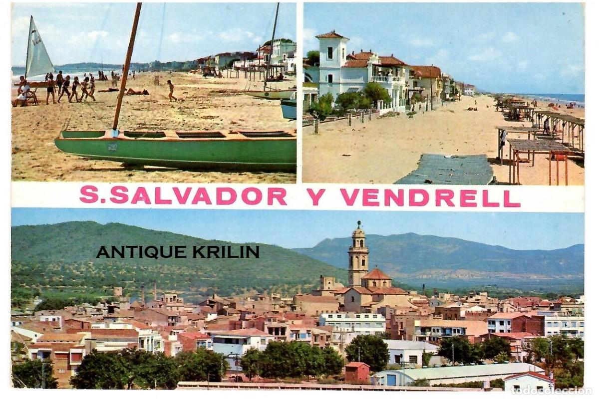Postales: VENDRELL N&ordm; 15 VISTA PARCIAL Y PLAYA SAN SALVADOR / RAYMOND / SIN FRANQUEAR
