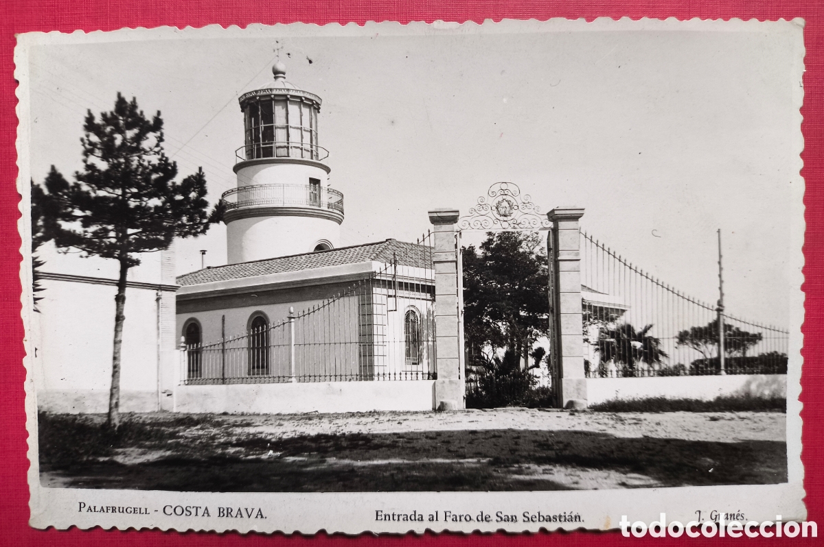 Postales: PALAFRUGELL FAR POSTAL FOTOGR&Aacute;FICA FOT&Oacute;GRAFO J. GRAN&Eacute;S COSTA BRAVA C. 1955