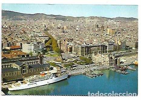 Postales: VISTA DESDE EL MAR.- BARCELONA