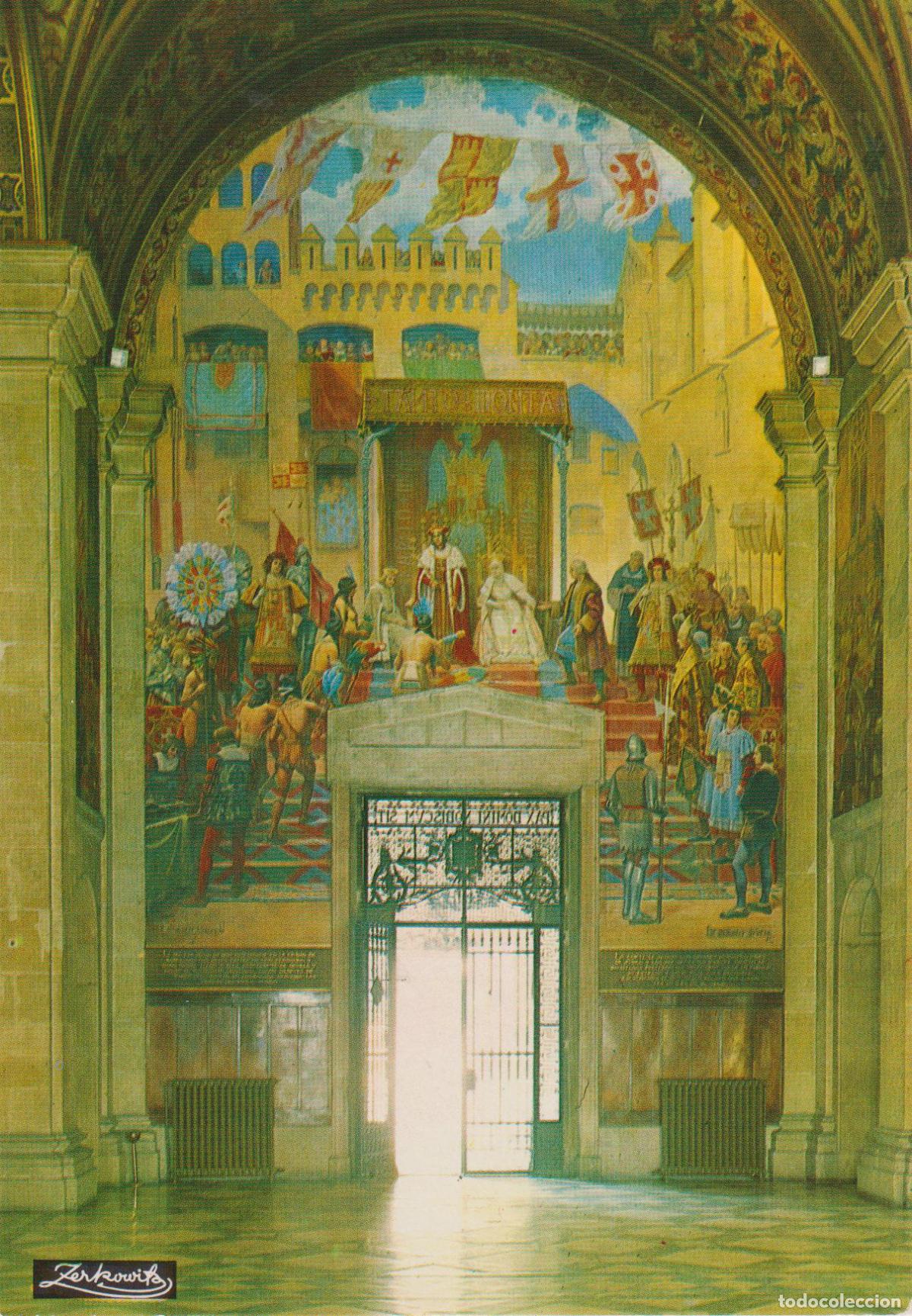 Postales: BARCELONA, DIPUTACI&Oacute;N, SALON DE SAN JORGE, DETALLE - A.ZERKOWITZ N&ordm;2358 - S/C
