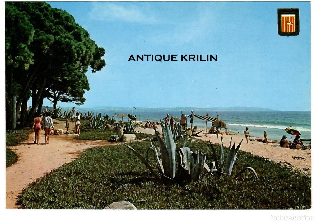 Postales: TARRAGONA / VILAFORTUNY N&ordm; 6142 PLAYA / ESCUDO DE ORO / SIN FRANQUEAR