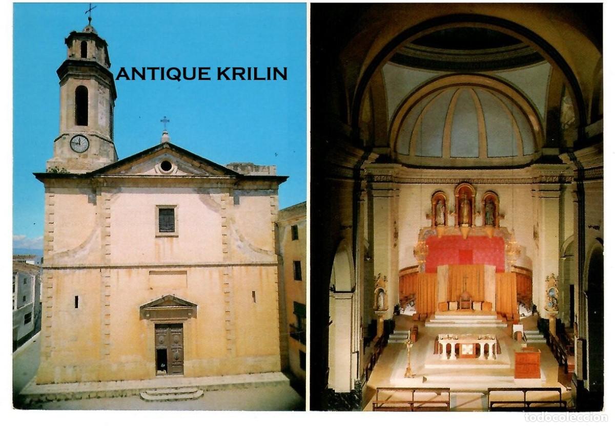 Postales: TARRAGONA / VILABELLA N&ordm; IGLESIA PARROQUIAL / RAYMOND / SIN FRANQUEAR