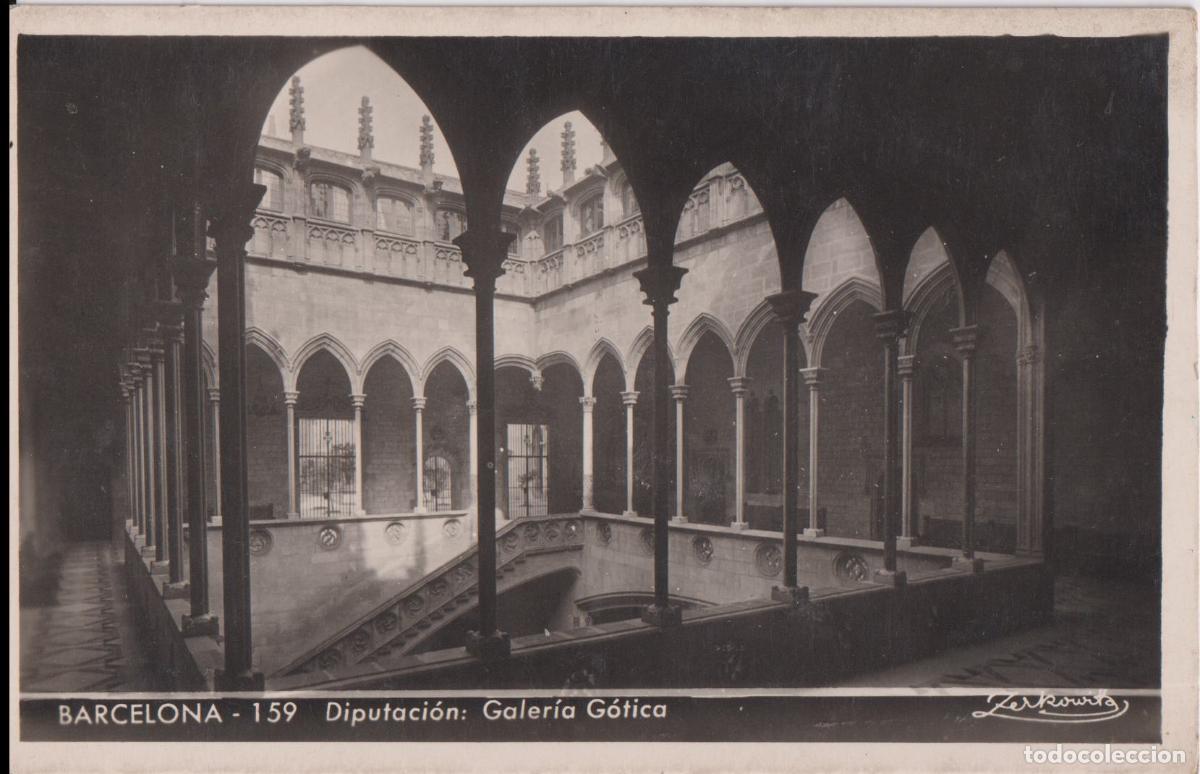 Postales: BARCELONA, DIPUTACI&Oacute;N: GALERIA G&Oacute;TICA - ZERKOWITZ N&ordm;159 - S/C
