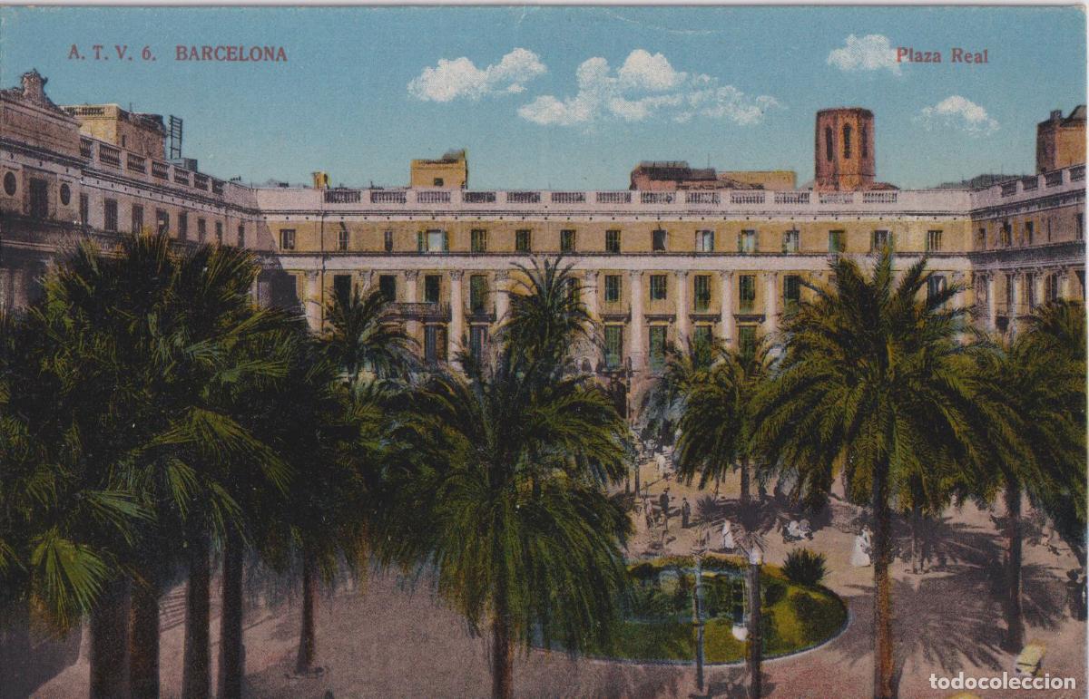 Postales: BARCELONA, PLAZA REAL - A.T.V. N&ordm;6 - S/C