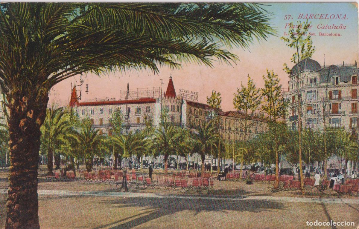 Postales: BARCELONA, PLAZA DE CATALU&Ntilde;A - L.ROISIN FOT. N&ordm;57 - S/C