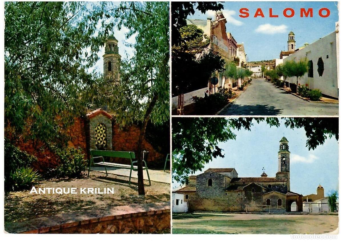Postales: TARRAGONA / SALOM&Oacute; N&ordm; 2 VISTAS DE LA POBLACION / POSTALES LA GOLONDRINA / FRANQUEADA