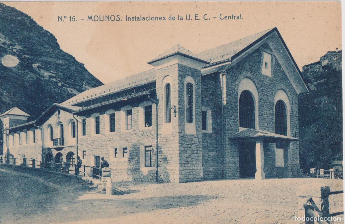 Postales: LLEIDA, LA TORRE DE CABDELLA, MOLINOS &ndash; INSTALACIONES DE LA U.E.C. CENTRAL &ndash; SILVIO GORD&Oacute; FOT. N&ordm;16
