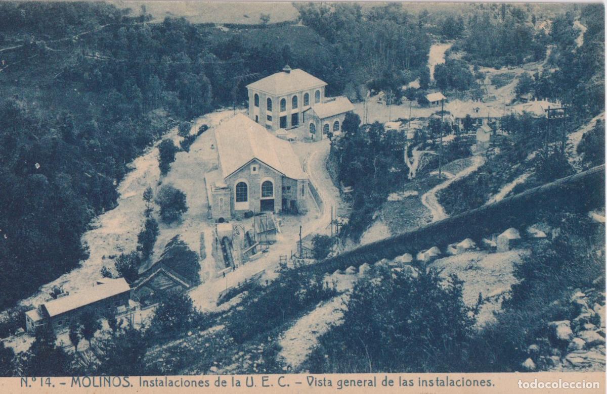 Postales: LLEIDA, MOLINOS &ndash; INSTALACIONES U.E.C. VISTA GENERAL &ndash; SILVIO GORD&Oacute; FOT. N&ordm;14 &ndash; S