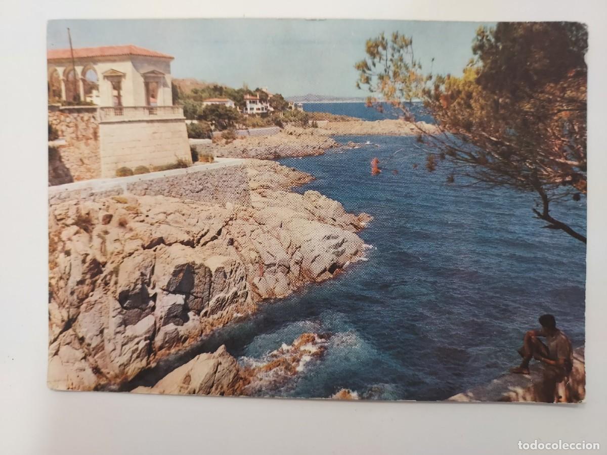 Postales: POSTAL S'AGARO CAMINO DE RONDA. A&Ntilde;OS 1950. SOBERANAS. GERONA