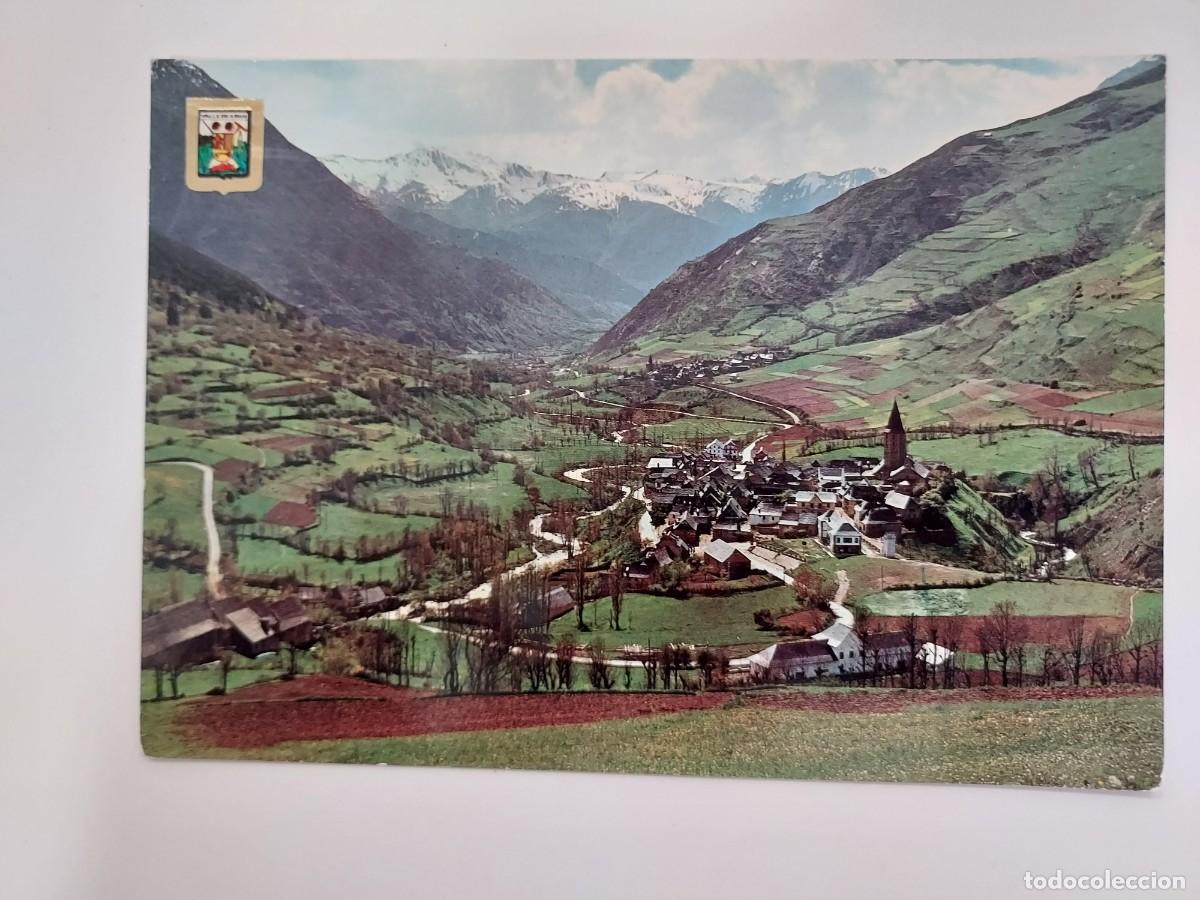 Postales: POSTAL VALL D'ARAN PANORAMICA SALARDU MALADETA. 1964. SIN CIRCULAR. SOBERANAS. LERIDA