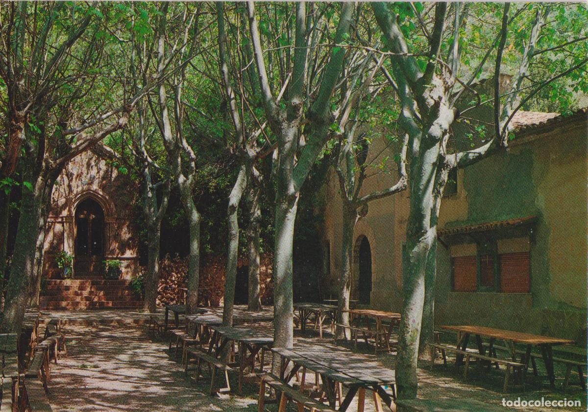 Postales: L'ESPLUGA DE FRANCOL&Iacute; (TARRAGONA) PLA&Ccedil;A DEL SANTUARI DE LA TRINITAT - FOTO COLOR RAYMOND N&ordm;9 - S/C