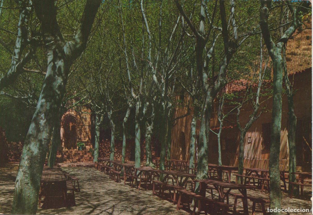 Postales: L'ESPLUGA DE FRANCOL&Iacute; (TARRAGONA) PLA&Ccedil;A DEL SANTUARI DE LA TRINITAT - FOTO COLOR RAYMOND N&ordm;6 - S/C