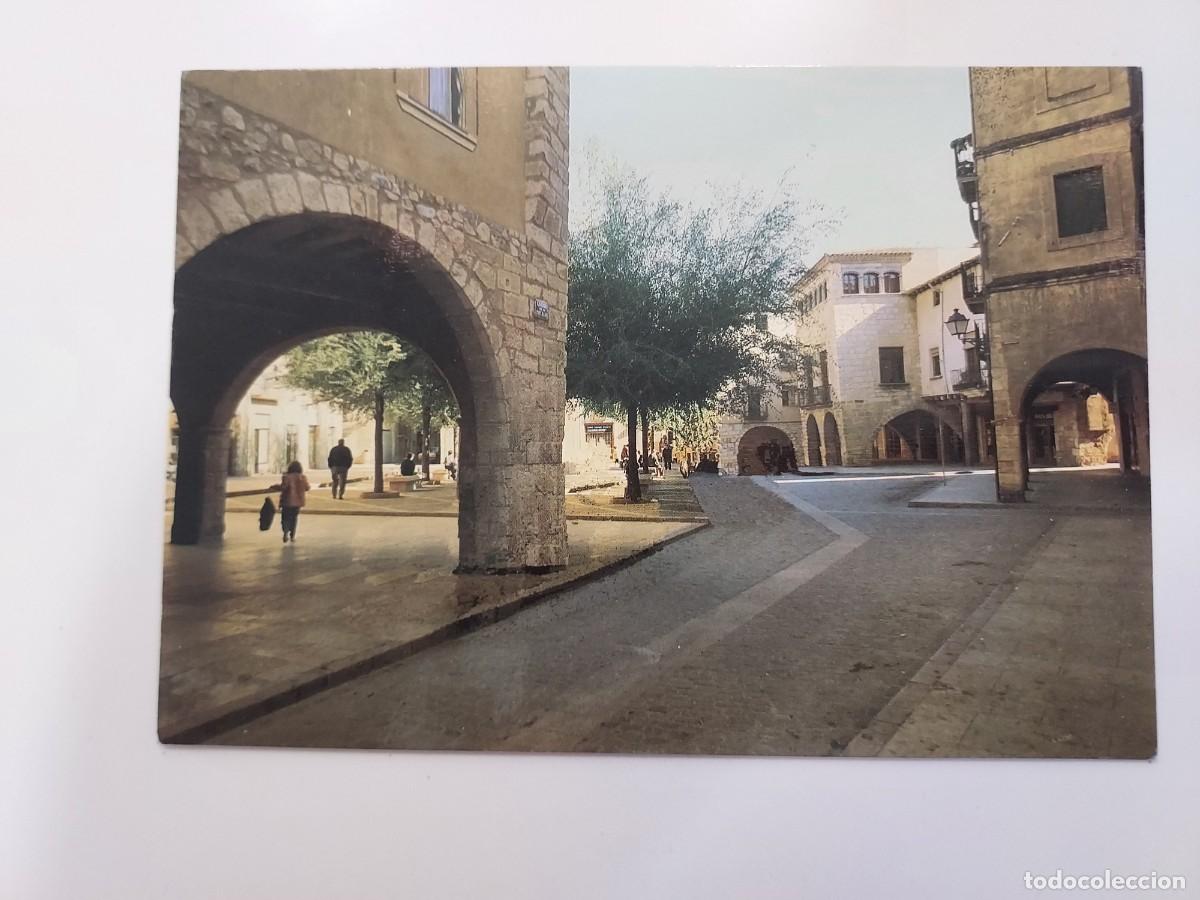 Postales: POSTAL MONTBLANC PLA&Ccedil;A MAJOR. 1987. SIN CIRCULAR. VISITABELLA. TARRAGONA