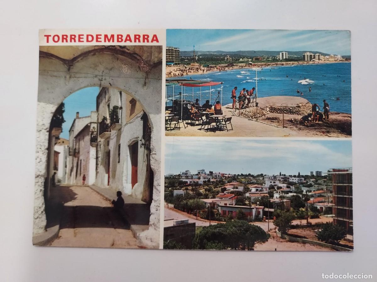 Postales: POSTAL TORREDEMBARRA ELS MUNTS PLAYA. 1968. CIRCULADA. RAYMOND. TARRAGONA