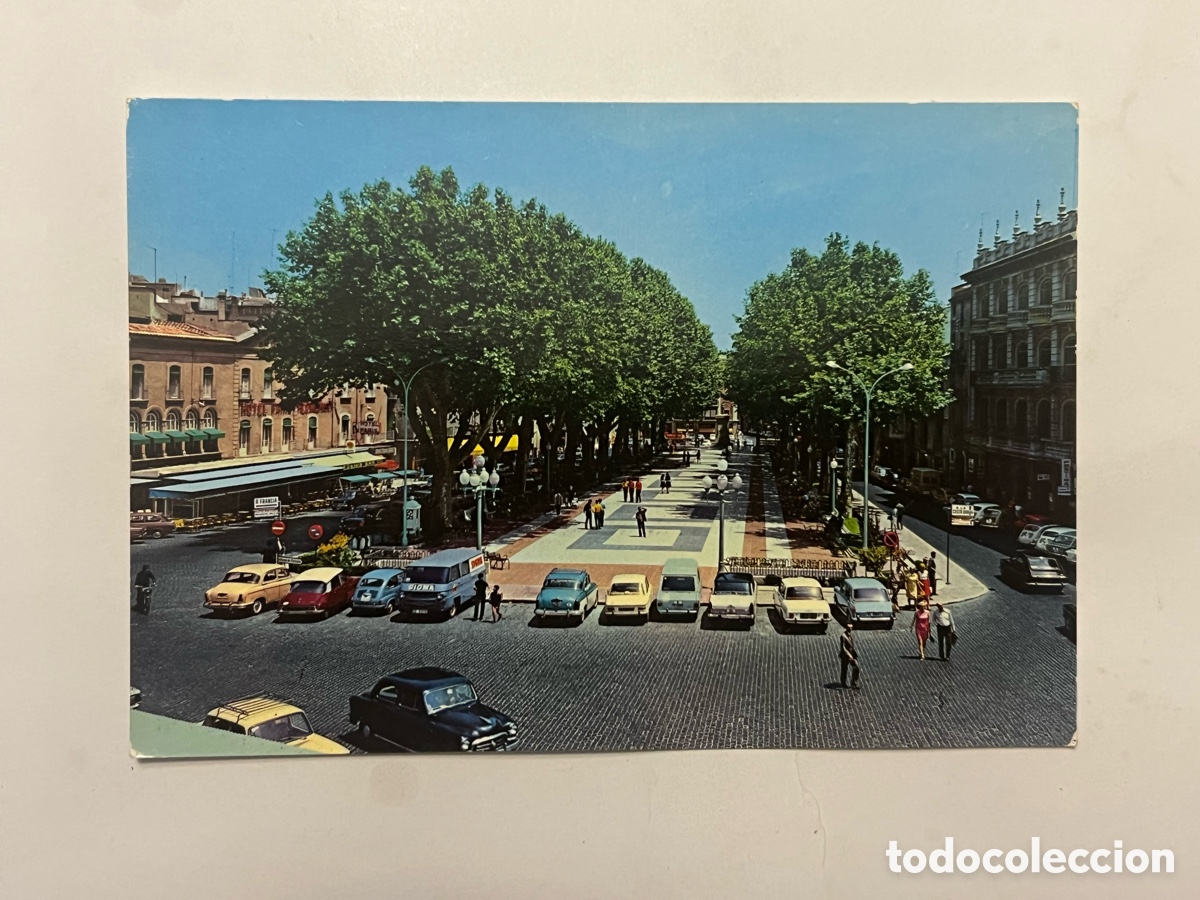 Postales: FIGUERAS (Gerona) Postal No.1231, Rambla de Sara Jorda. Edic. MELI, color (h.1970?) S/C
