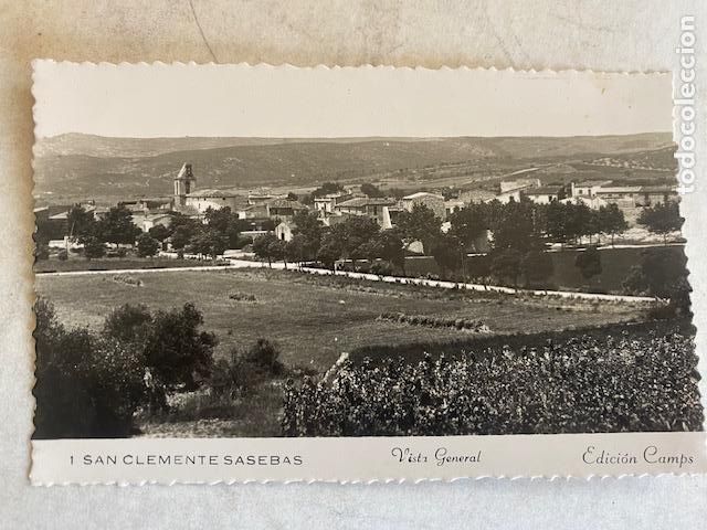 Postales: San Clemente Sasebas. N&ordf; 1 Vista General. Ed. Camps. Escrita en dorso