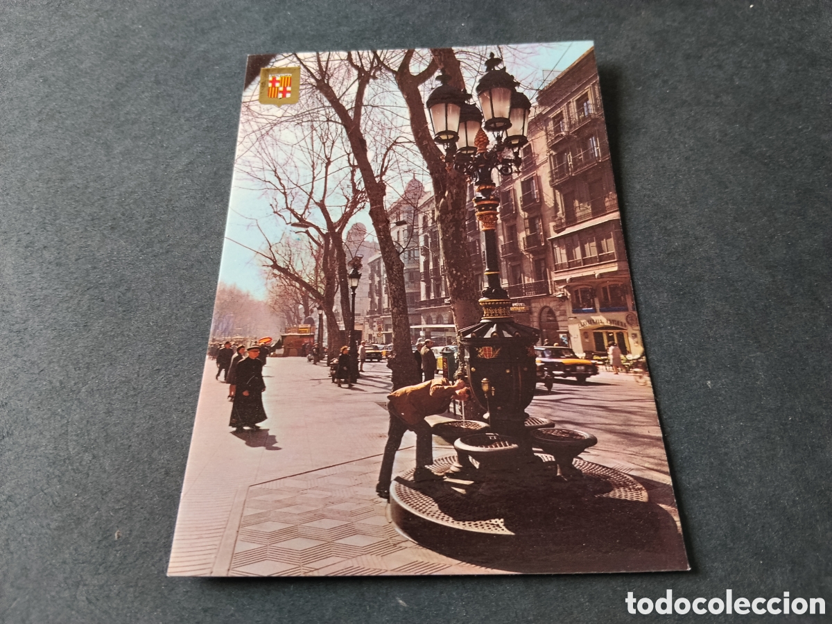 Postales: Postal Barcelona La Rambla