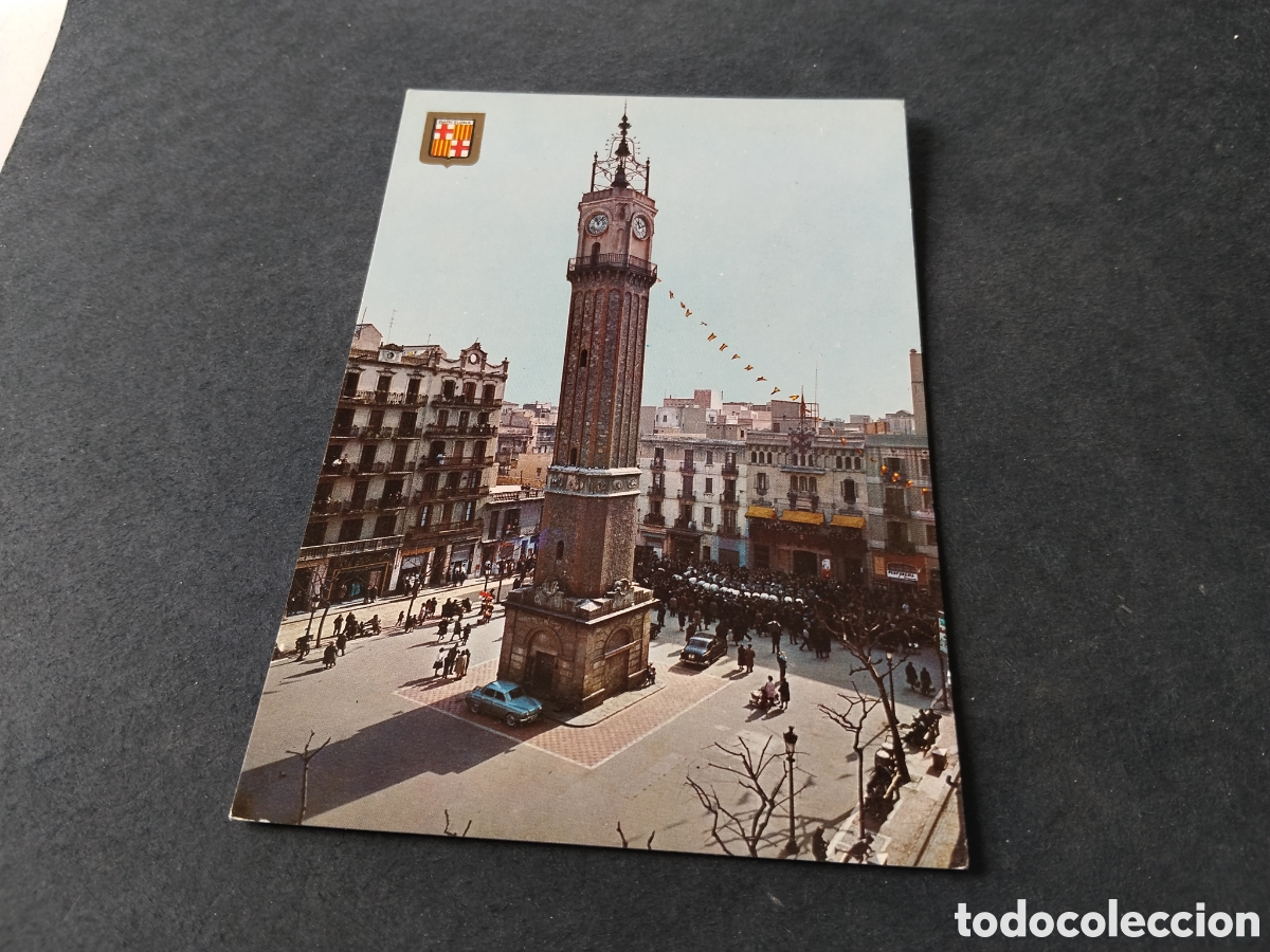 Postales: Postal Barcelona plaza rius y taulet