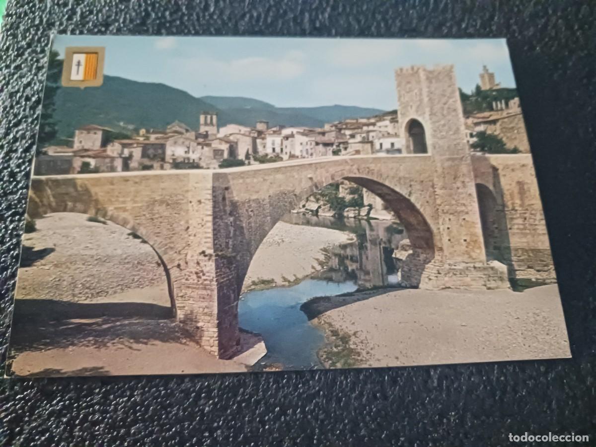 Postales: 2991 besalu, pont romanic, ed. escudo