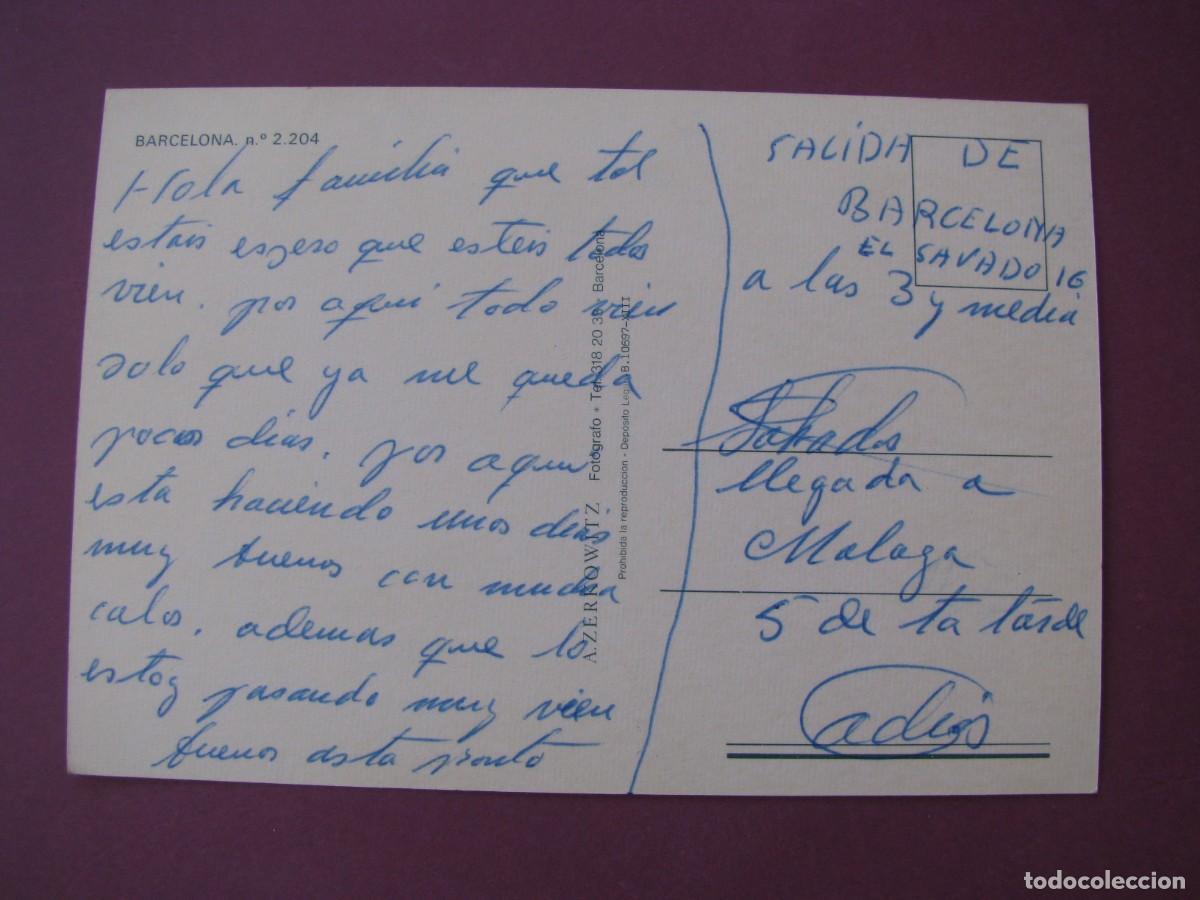Postales: POSTAL DE BARCELONA. ZERKOWITZ. ESCRITA - Foto 2