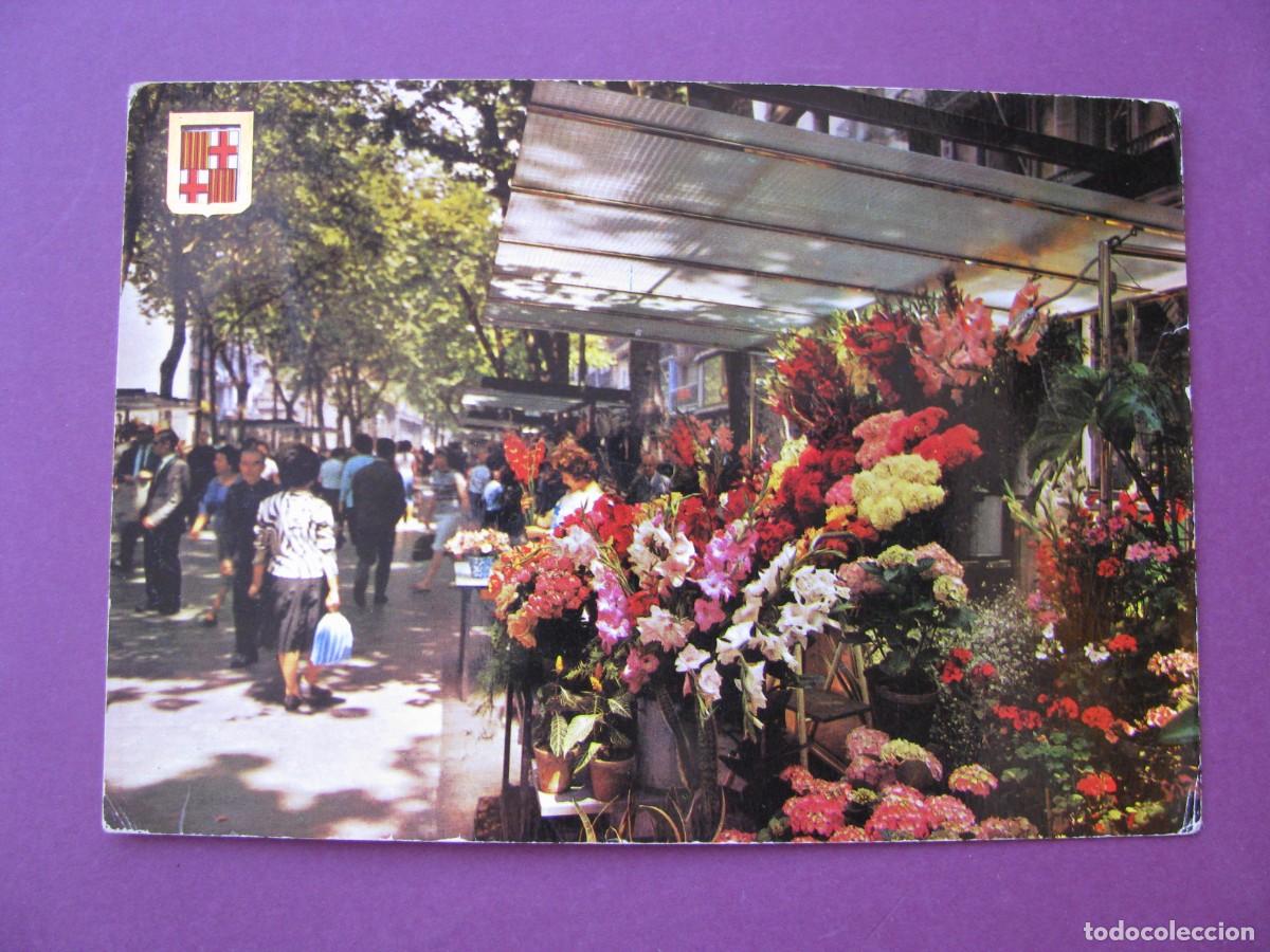 Postales: POSTAL DE BARCELONA. RAMBLA DE LAS FLORES. SOBERANAS.