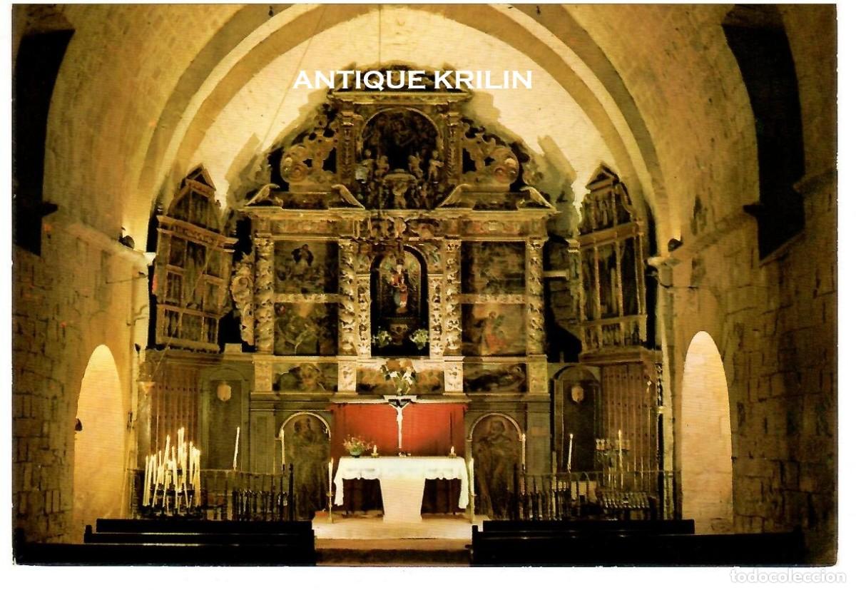 Postales: TARRAGONA / SIURANA / INTERIOR DE L'ESGLESIA / MAG&Iacute; SU&Ntilde;&Eacute; / SIN FRANQUEAR