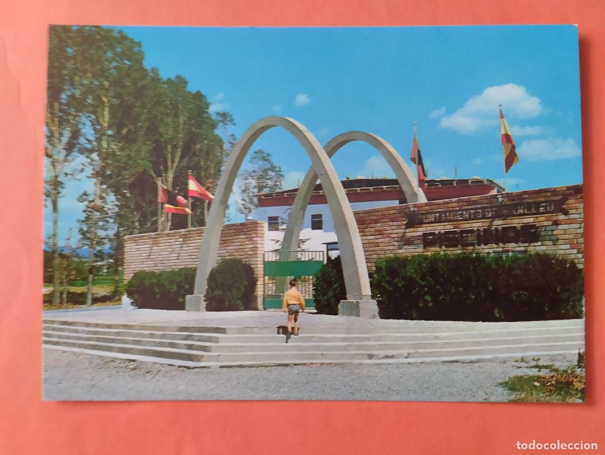 Postales: MANLLEU. ENTRADA PISCINAS MUNICIPALES 1969
