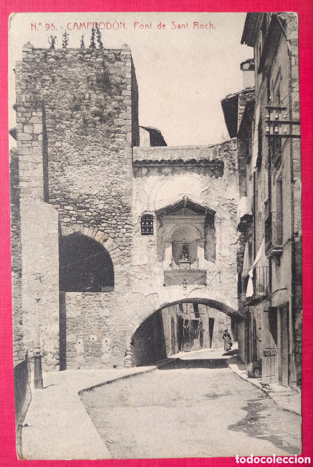 Postales: CAMPRODON PONT SAN ROC POSTAL FOTOTIPIA ED. VDA. MOR&Eacute; I FILL C. 1915