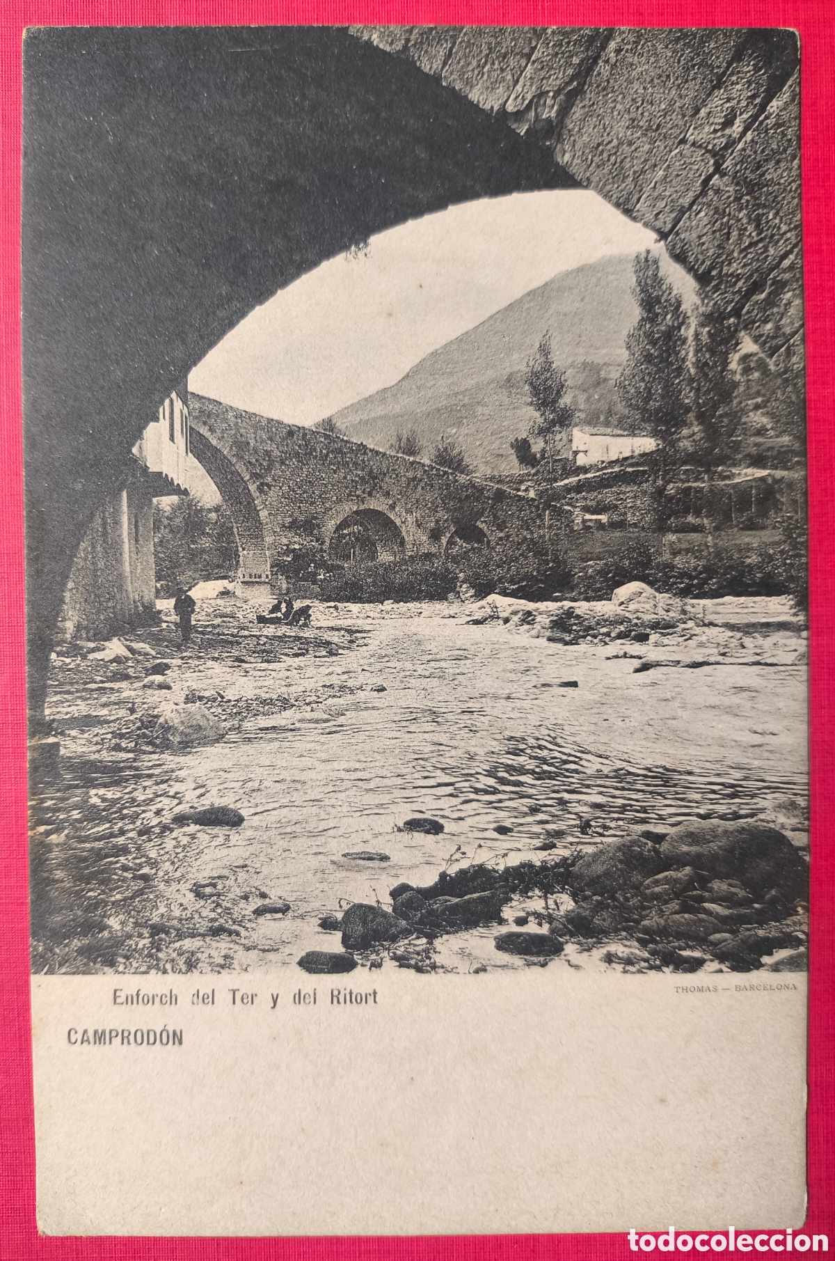 Postales: CAMPRODON RIU TER - RITORT POSTAL FOTOTIPIA C. 1915