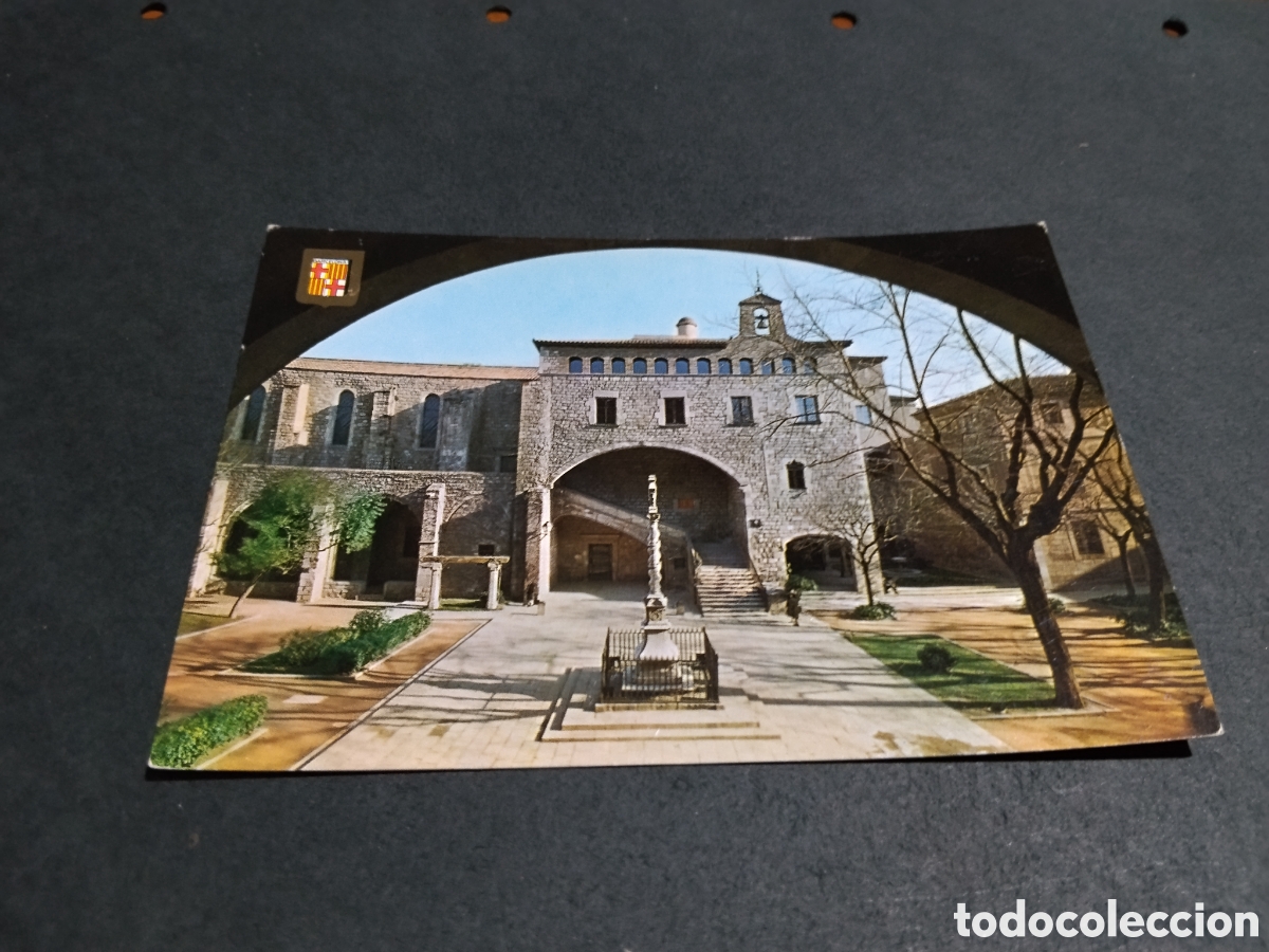 Postales: Postal Barcelona patio del antiguo hospital de la Santa Cruz