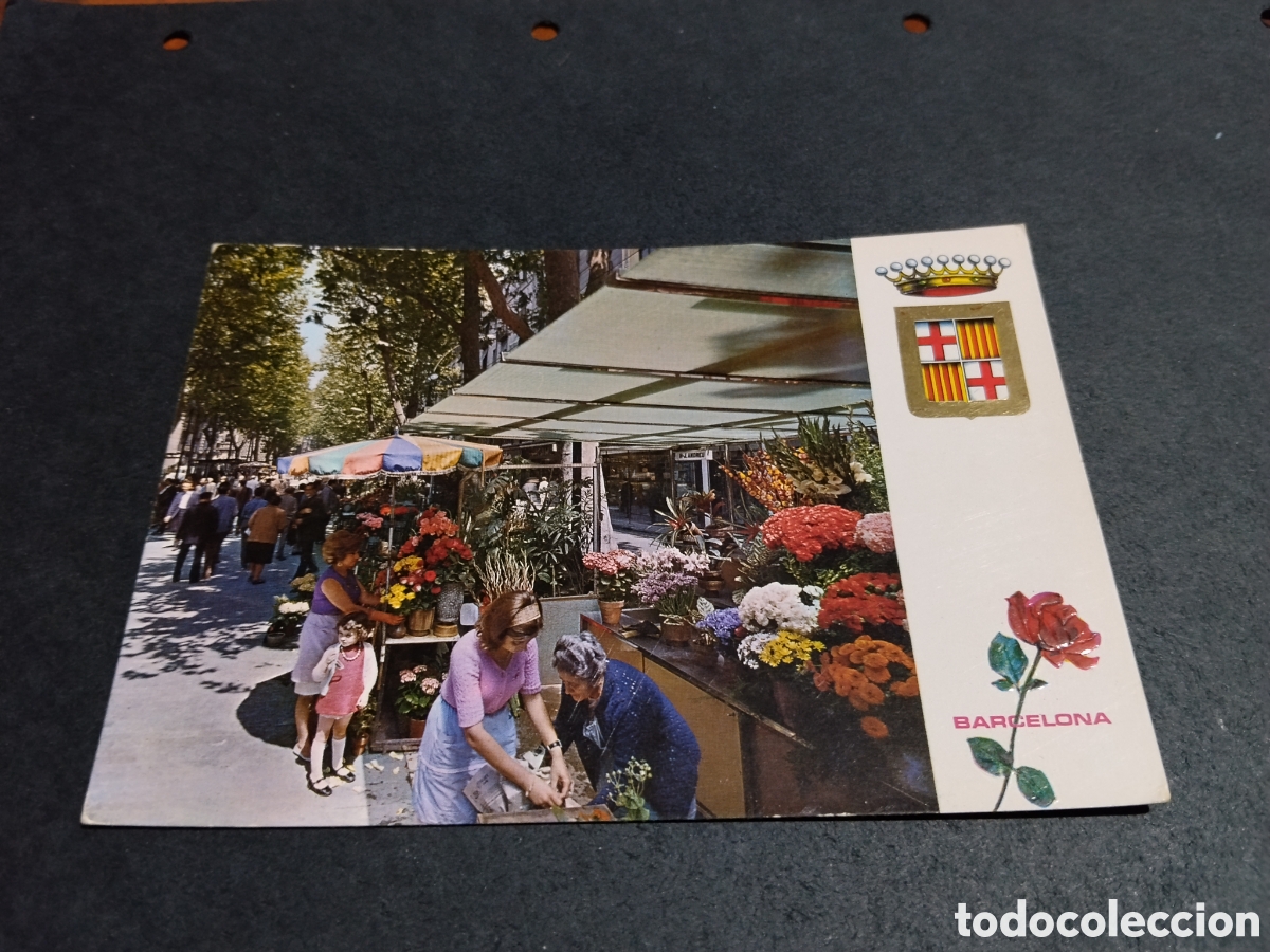 Postales: Postal Barcelona La Rambla