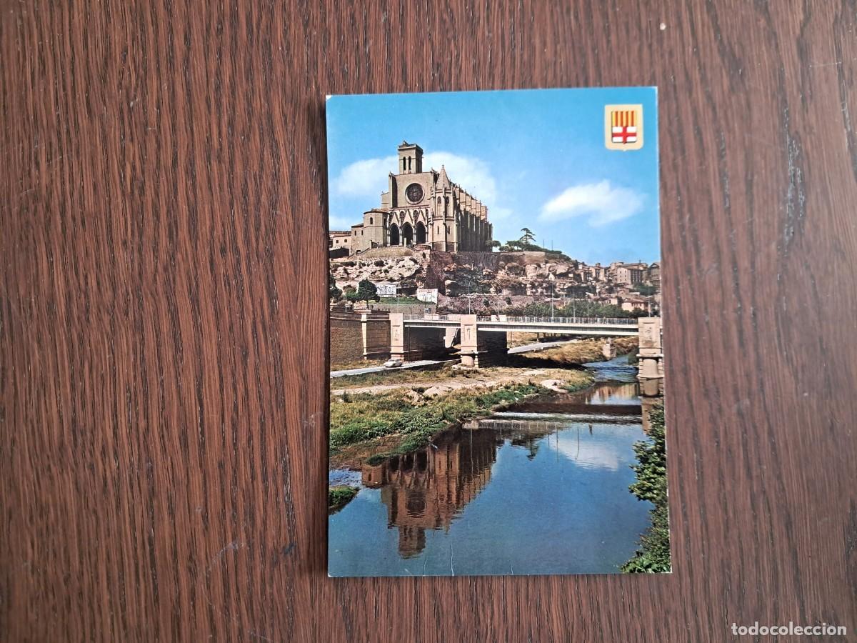 Postales: postal de Espa&ntilde;a, bas&iacute;lica de Santa Maria de la seu, Manresa, Barcelona.