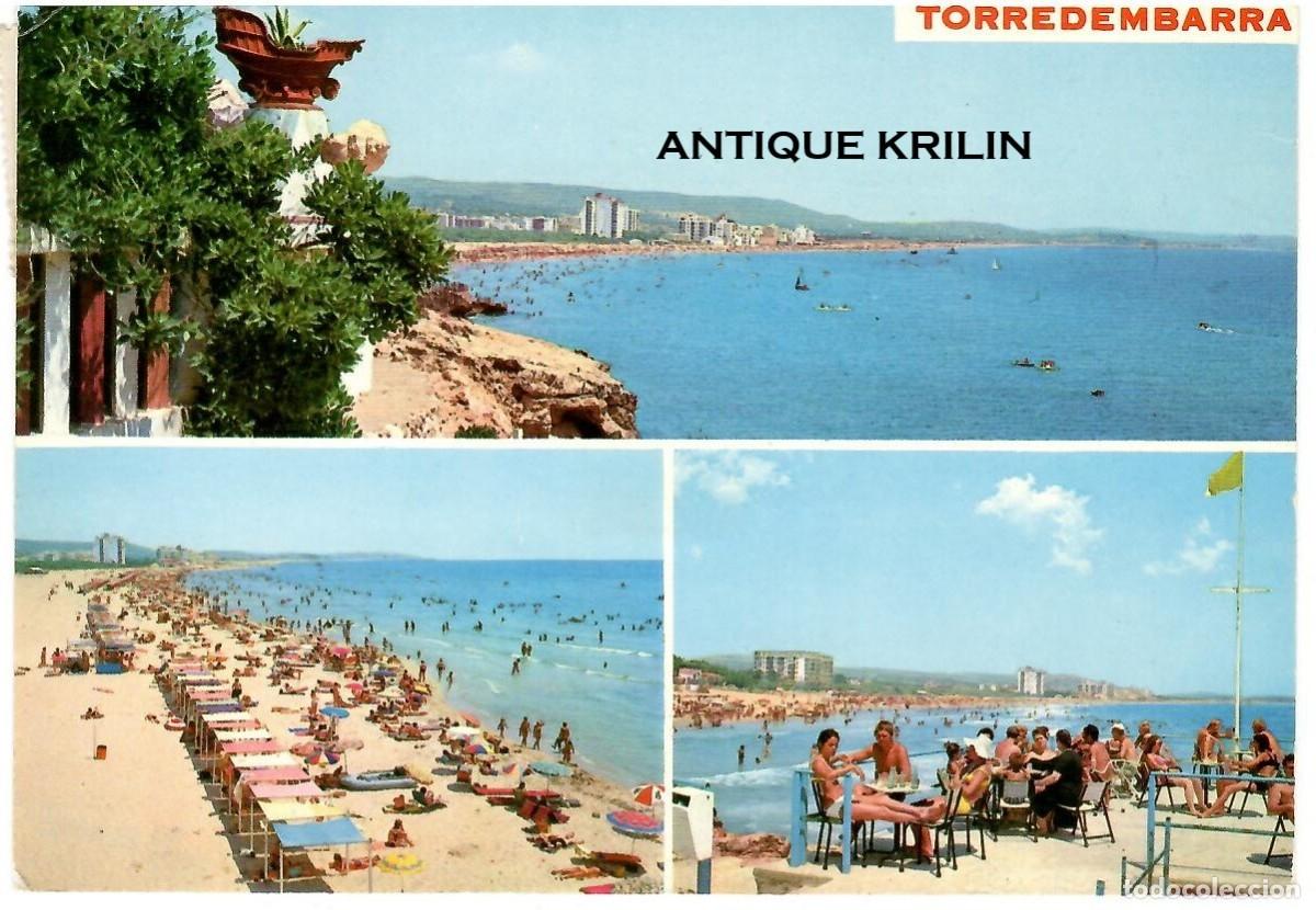Postales: TORREDEMBARRA N&ordm; 63 PLAYA / RAYMOND / FRANQUEADA