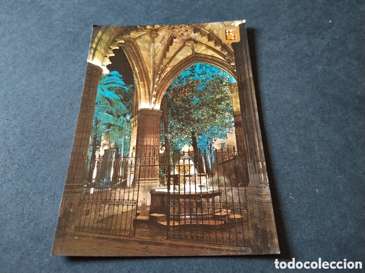 Postales: Postal Barcelona catedral, claustro - Foto 1