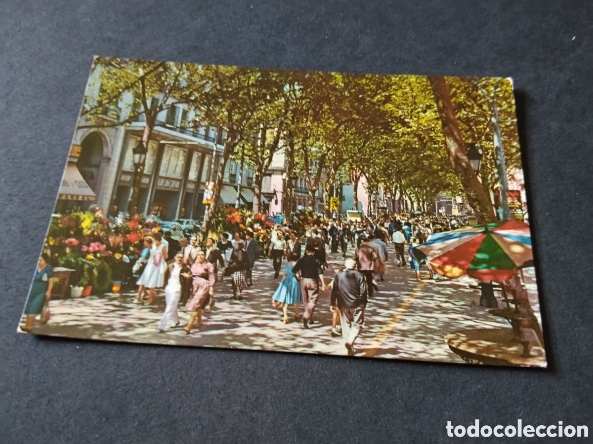 Postales: Postal Barcelona La Rambla