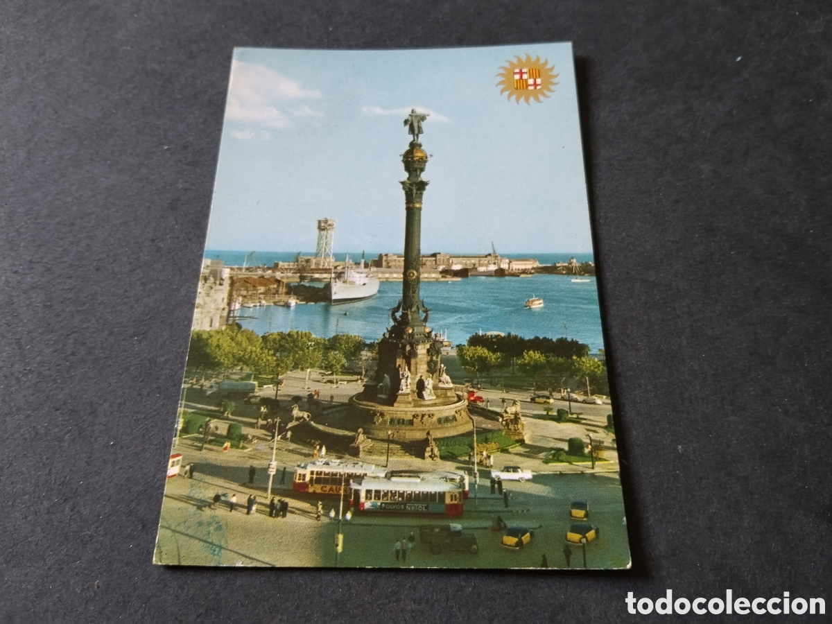 Postales: Postal Barcelona monumento a Col&oacute;n - Foto 1