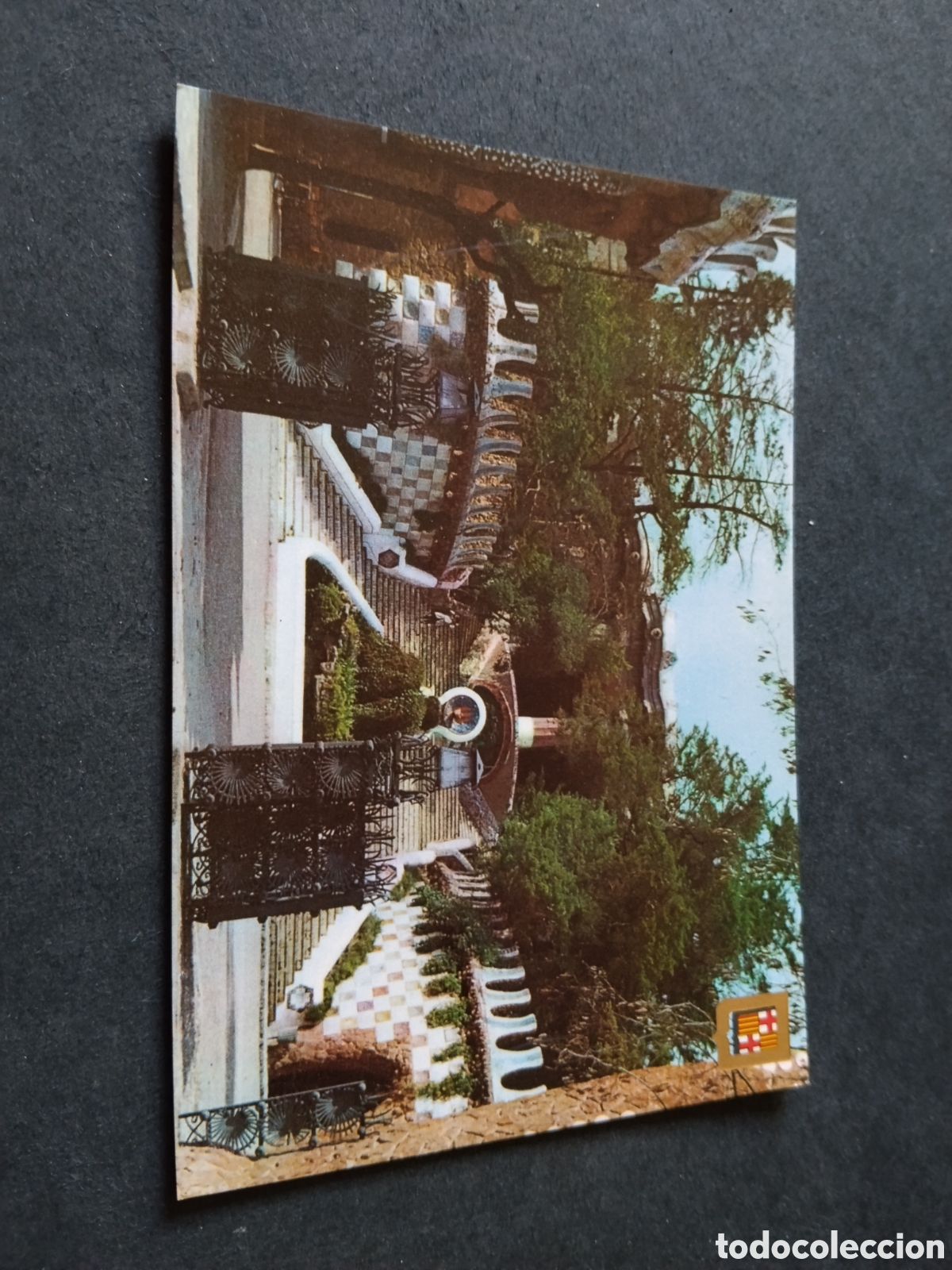 Postales: Postal Barcelona parque G&uuml;ell
