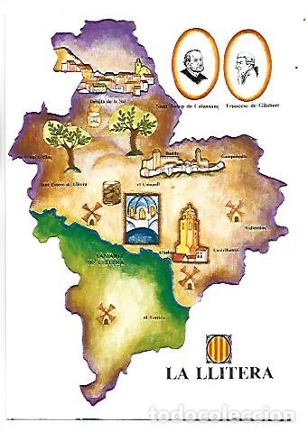 Postales: &rdquo;LA LLITERA &rdquo;.- CAMPA&Ntilde;A PER A LA IDENTIFICACIO DEL TERRITORIO DEL CONGRES DE CULTURA CATALAN