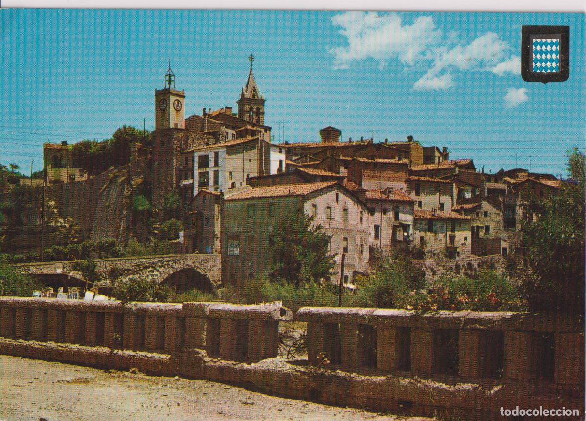 Postales: GIRONELLA (BARCELONA) VISTA PARCIAL - ESCUDO DE ORO N&ordm;3541 - CIRCULADA