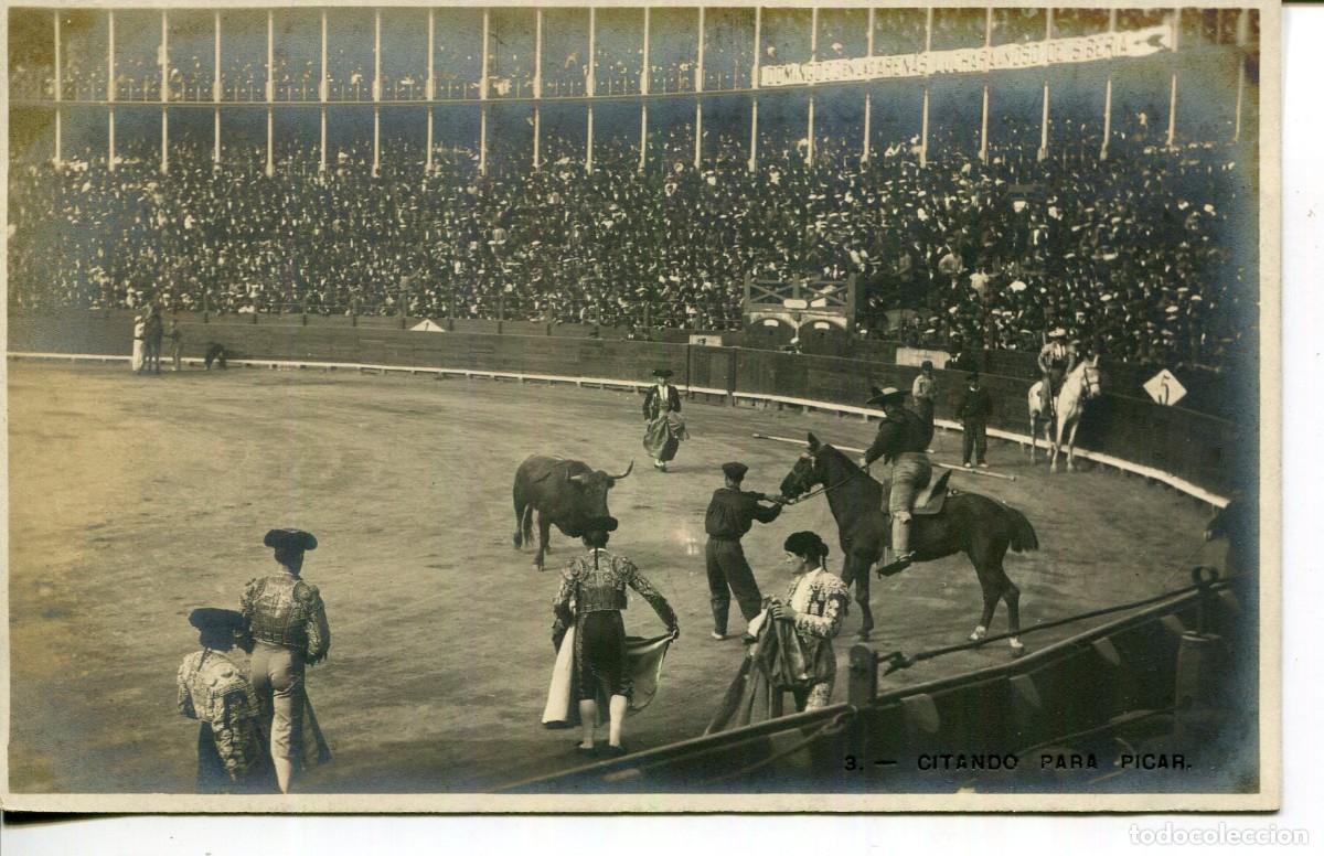 Postais: BARCELONA- LAS ARENAS- CITANDO PARA PICAR- A&Ntilde;O 1904-LB- LUIS BARTRINA- N&ordm; 3 -FOTOGR&Aacute;FICA-