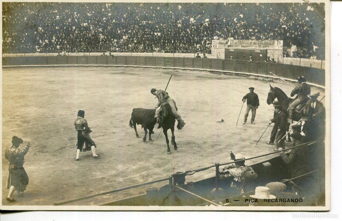 Postais: BARCELONA- LAS ARENAS- PICA RECARGANDO- A&Ntilde;O 1904-LB- LUIS BARTRINA- N&ordm; 5 -FOTOGR&Aacute;FICA-