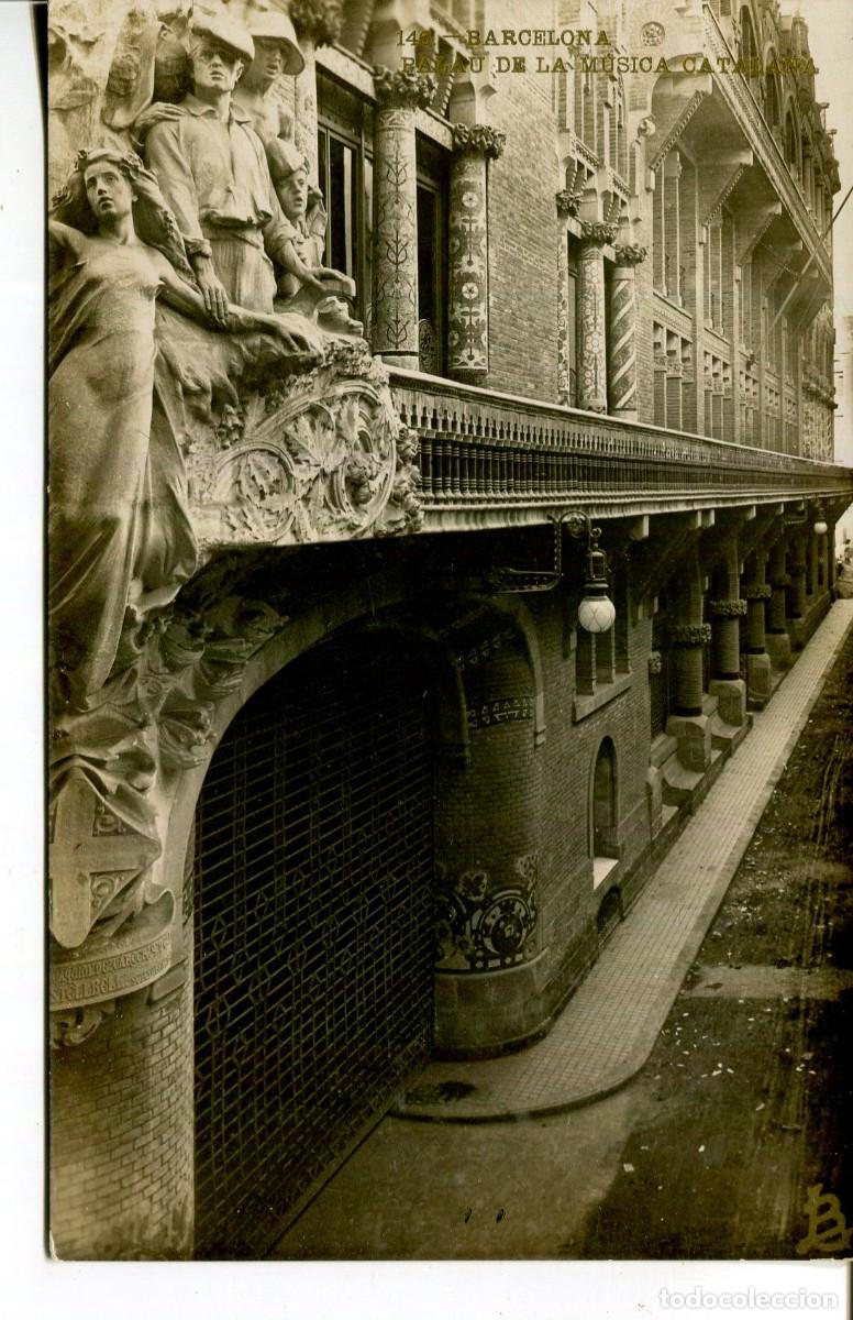 Postais: BARCELONA-PALACIO DE LA M&Uacute;SICA CATALANA-1909-LB LUIS BARTRINA N&ordm; 146