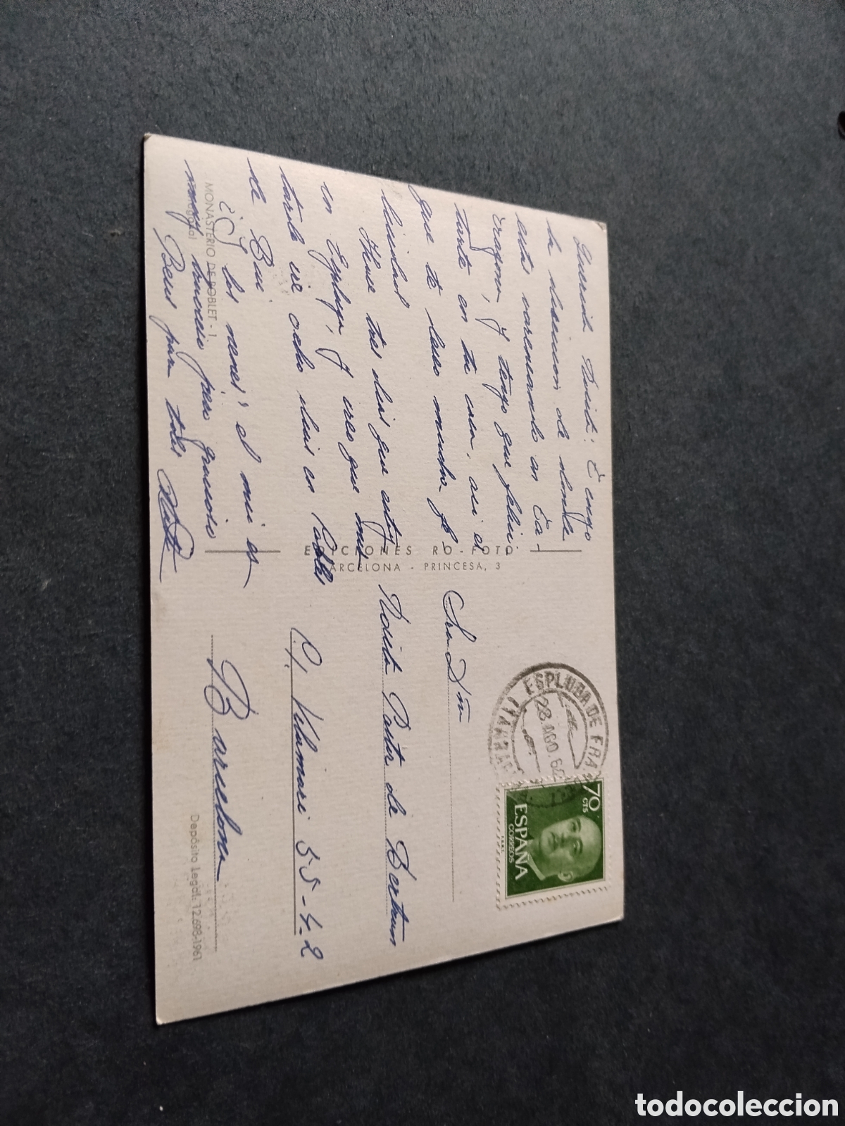 Postales: Postal monasterio de Poblet - Foto 2