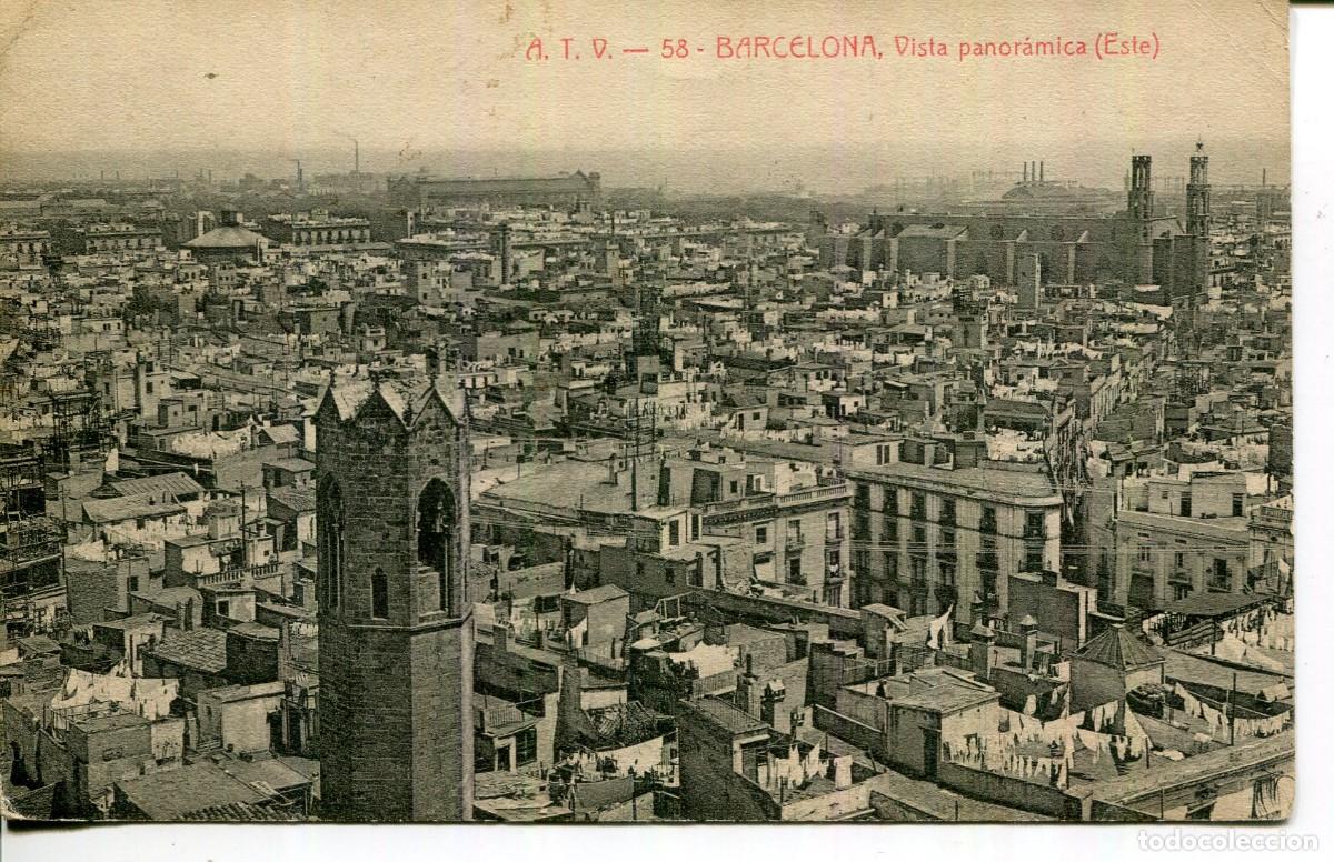 Postais: BARCELONA-VISTA PANOR&Aacute;MICA (ESTE)- A.T.V. N&ordm; 58