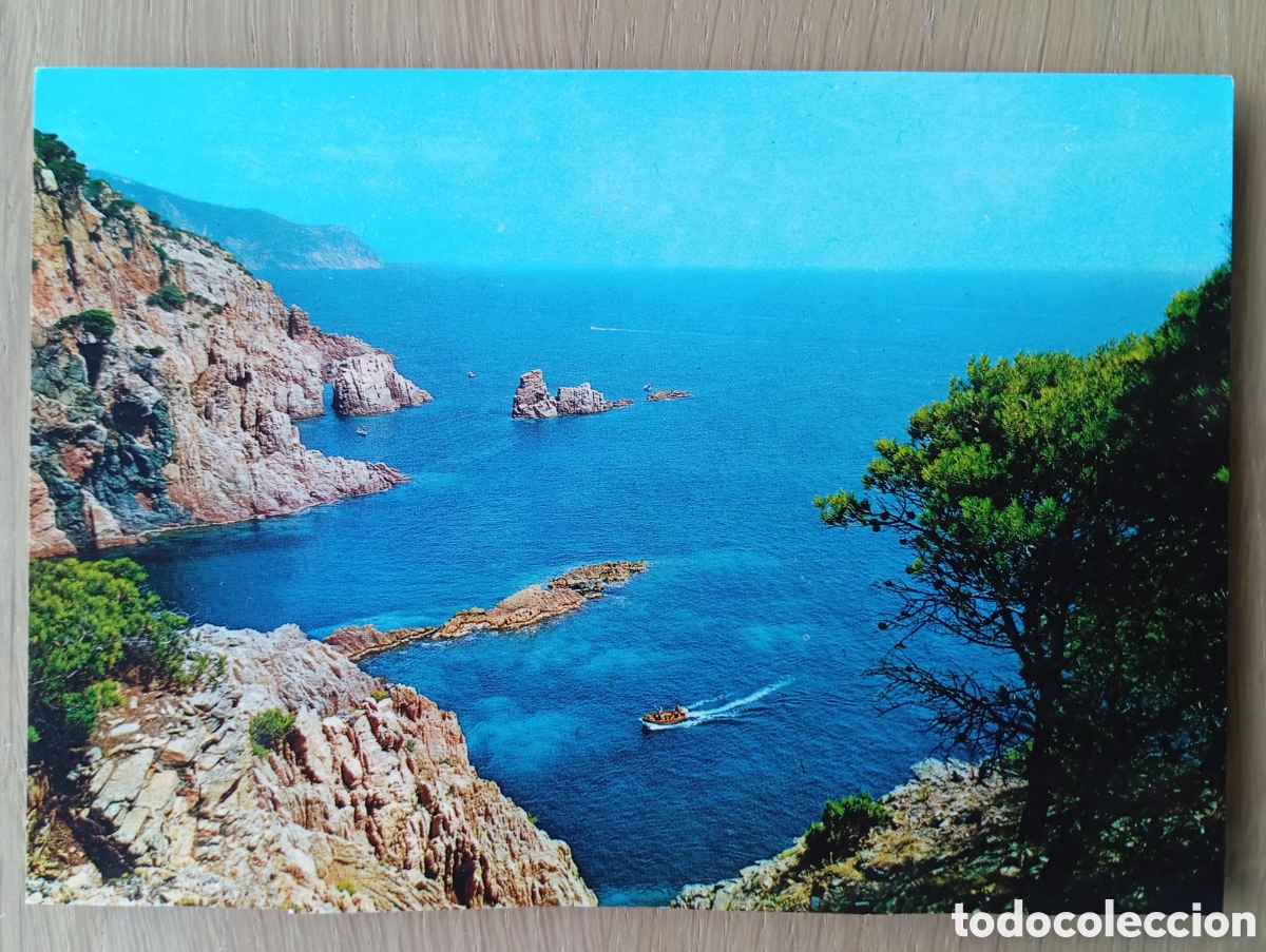 Postales: POSTAL COSTA BRAVA PALAFRUGELL GERONA CALA MARQUESA SAVIR 2791 RIVAS A&Ntilde;O 1965 GIRONA