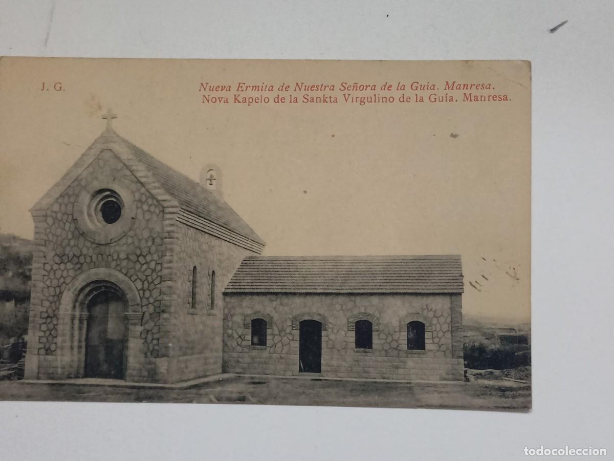 Postales: POSTAL DE MANRESA-NUEVA ERMITA DE NUESTRA SE&Ntilde;ORA DE LA GUIA