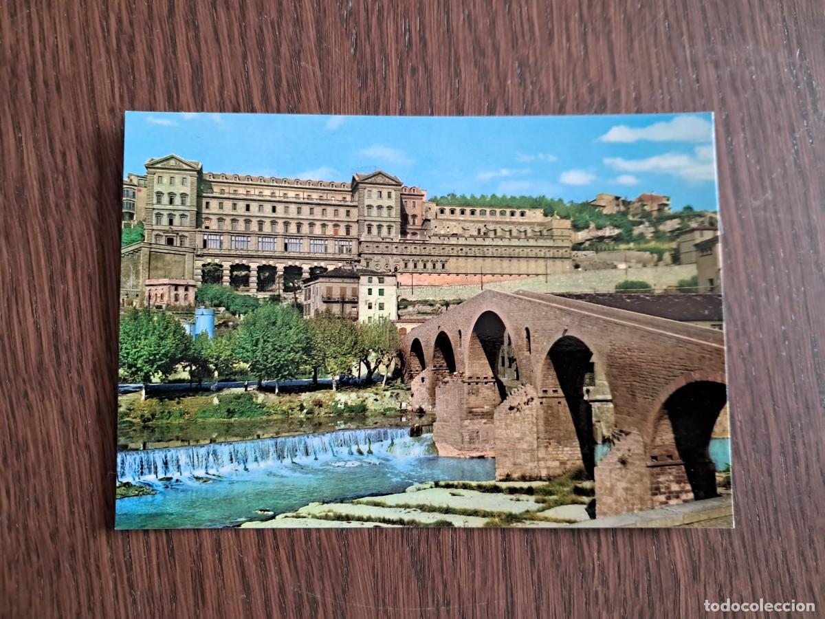 Postales: postal de Espa&ntilde;a, Santa cova i pont vell, Manresa, Barcelona n&ordm; 18.