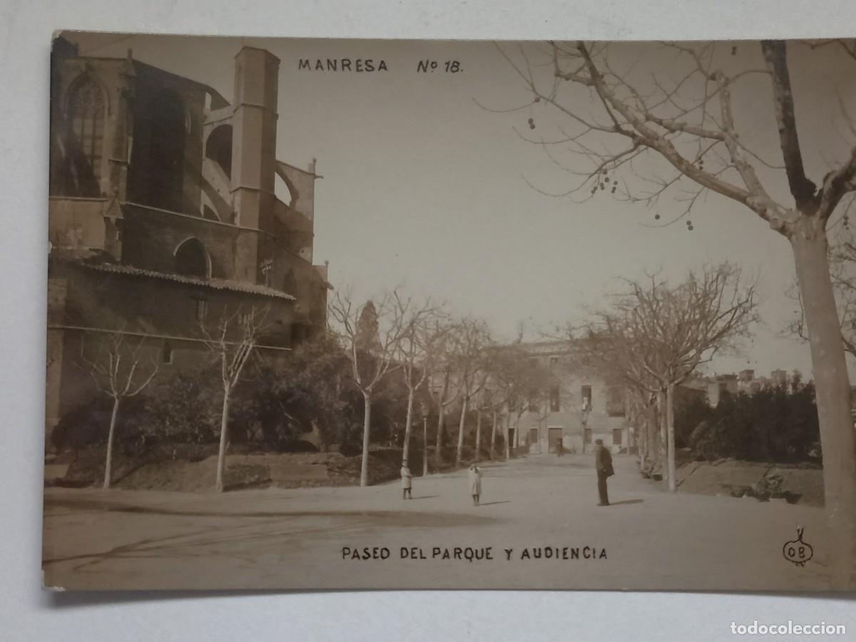 Postales: POSTAL DE MANRESA - PASEO DEL PARQUE T.AUDIENCIA