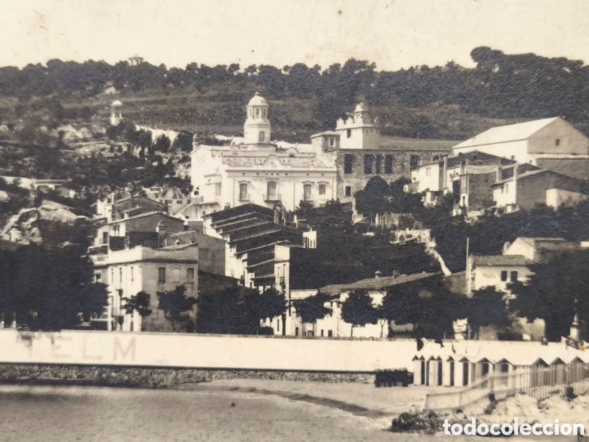 Postales: SANT FELIU DE GU&Iacute;XOLS BANYS SANT TELM POSTAL FOTOGR&Aacute;FICA FOT. MUR C. 1920